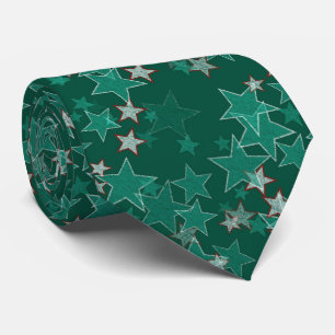 Grönt Stars design Slips