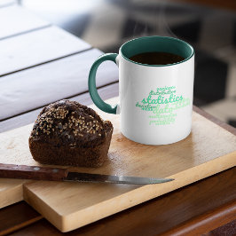 Grönt Statistics Math Ord Cloud Mugg