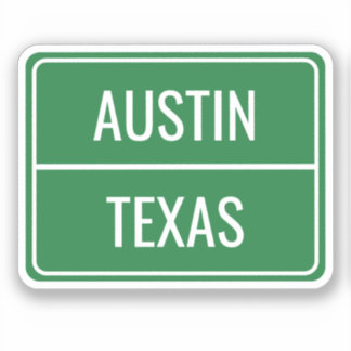 Grönt Street Sign-Anpassningsbar-etikett Klistermärken