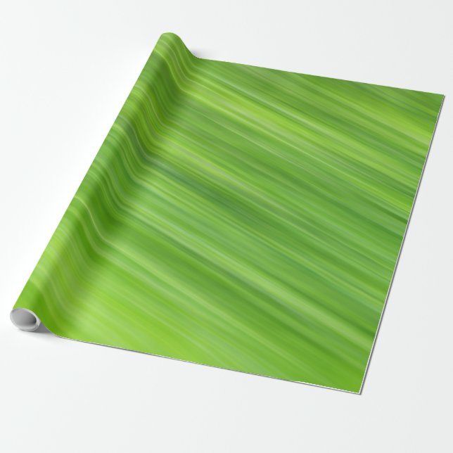 Grönt strimmor mönster presentpapper (Utrullad)