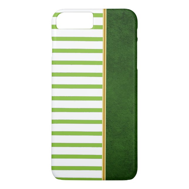 Grönt stripe iPhone 7 Fodral Case-Mate iPhone Skal (Baksida)