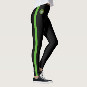 Grönt Stripe Sides Leggings JK 2025