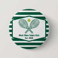 Grönt Stripe Tennis Anpassningsbar Land Klubb