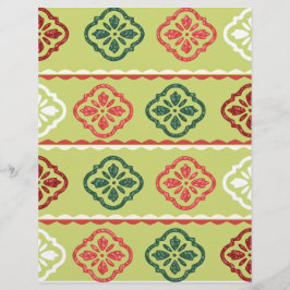 Grönt strukturerat scrapbookpapper