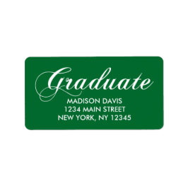 Grönt Studenten Adressetiketter