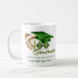 Grönt Studentmössa Football Personlig Kaffemugg