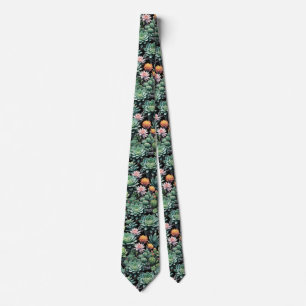 Grönt Succulations och blodkroppar Slips