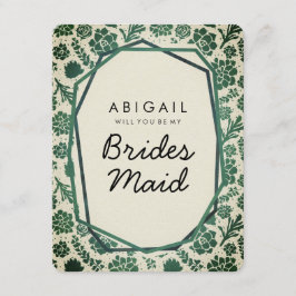Grönt Succulus in Natural kommer du att bli Brides Inbjudningar