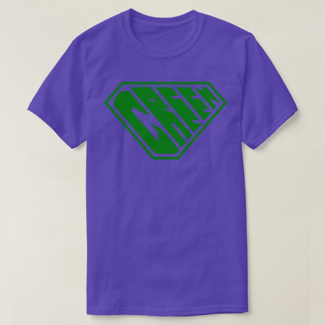 Grönt SuperEmdriven Grönt T Shirt (Design framsida)