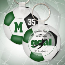 grönt Svart fotboll, målflickteam namn