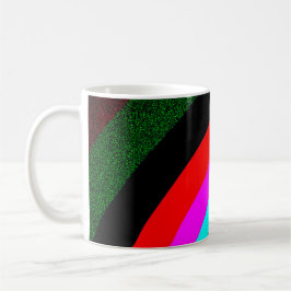 grönt,svart,glitter,glansigt, vackert RMdesignflo5 Kaffemugg