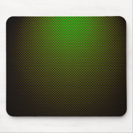 Grönt Svart kolfibermönster Musmatta