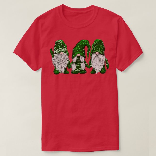 Grönt Sweater Gnome St T Shirt (Design framsida)