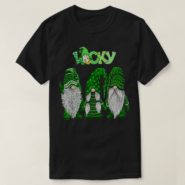 Grönt Sweater Gnomes St T Shirt (Design framsida)