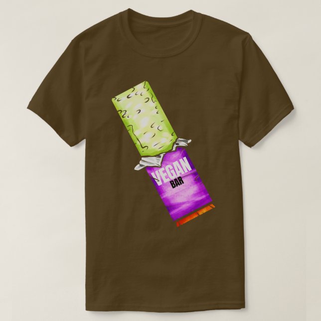 Grönt Sweets Vegan Pub för vegetarian och Vegan T Shirt (Design framsida)