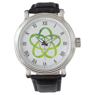 Grönt Swirl wristwatch Armbandsur