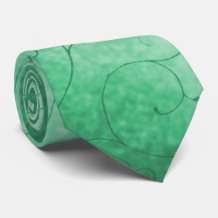 Grönt Swirls Slips
