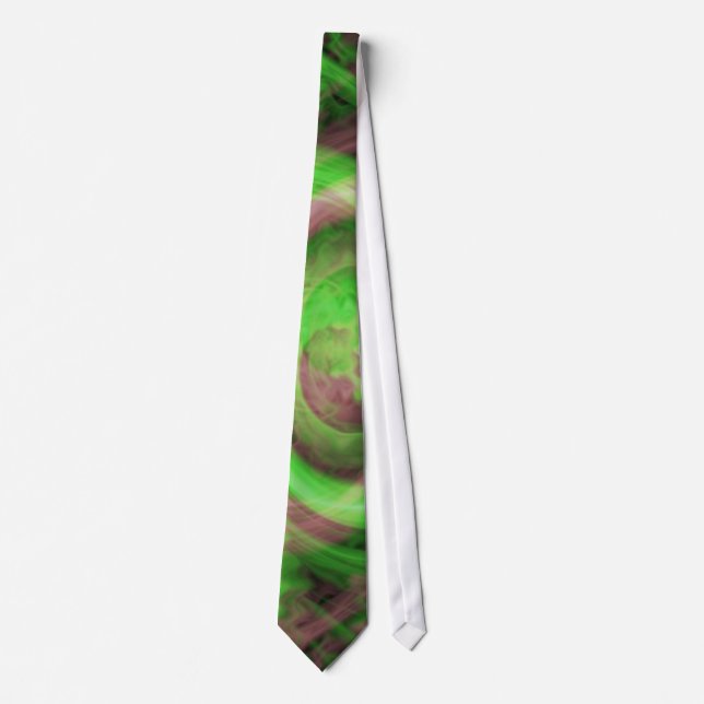 Grönt Swirls Tie Slips (Framsida)