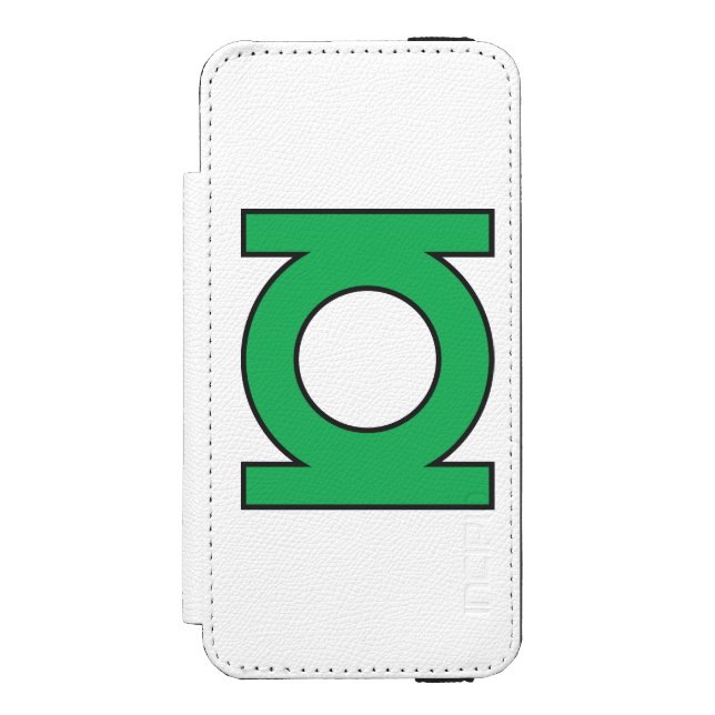 Grönt - symbol incipio iPhone wallet skal (Folio Framsidan)