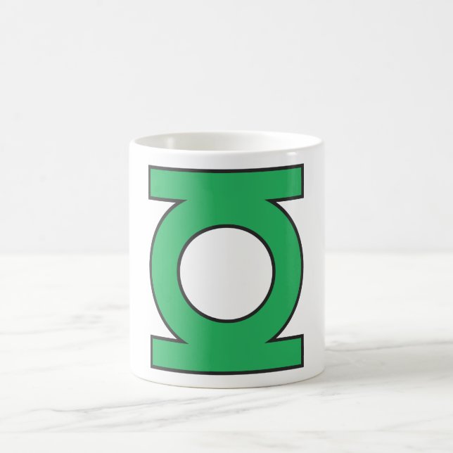 Grönt - symbol kaffemugg (Center)