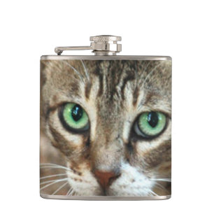 Grönt synad katt fickplunta