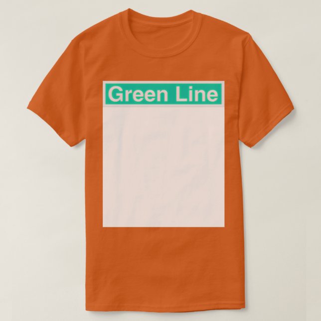 Grönt T Shirt (Design framsida)