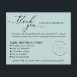 Grönt Tack för att du Tvättar Tips Care Instructio Flygblad<br><div class="desc">Grönt Tack för att du Tvättar Tips Care Instruction</div>