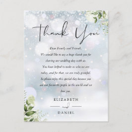 Grönt tack vinterbröllop plats kort