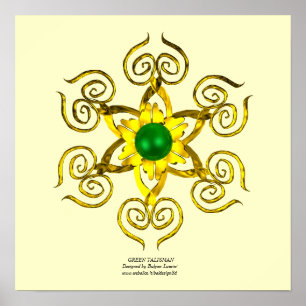 GRÖNT TALISMAN POSTER