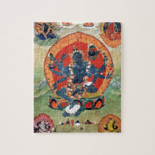 Grönt Tara Goddess Pussel