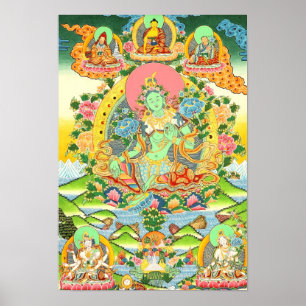 Grönt Tara Poster