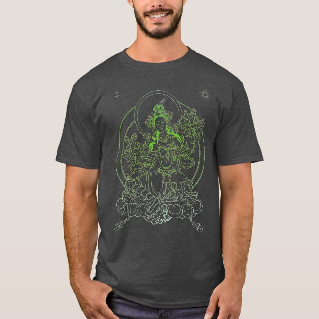 Grönt Tara T Shirt (Framsida)