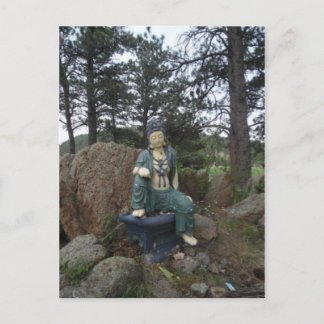 Grönt Tara-vykort Vykort