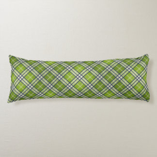 Grönt Tartan Kroppskudde