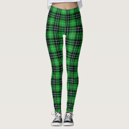 Grönt Tartan Play Leggings