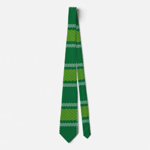 Grönt Tartan Tie Slips
