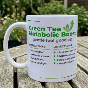 Grönt Te Citron Ingefära Brödningsguide Kaffemugg