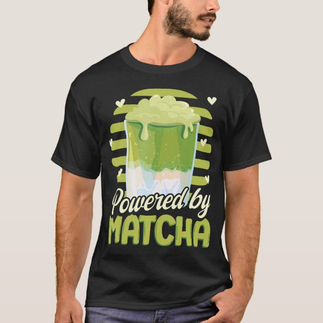 Grönt te matcha drivs av Matcha T Shirt (Framsida)