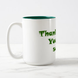Grönt Tea Cheers: Tack So Matcha Två-Tonad Mugg