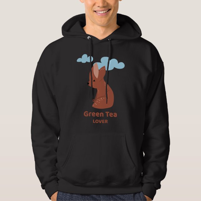 Grönt Tea Hoodie (Framsida)