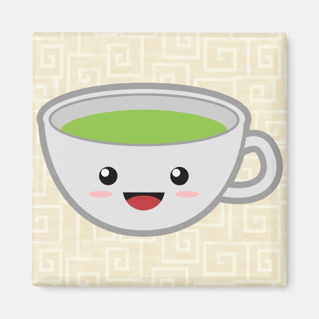 Grönt Tea Magnet (Framsidan)