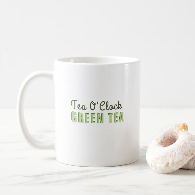 Grönt Tea Personlig Coffee Mugg (Med munk)