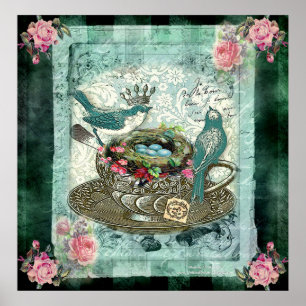 Grönt Tea Poster