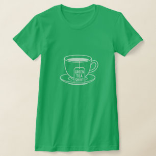 Grönt Tea Shirt - T-Shirt för GreenTea Älskare