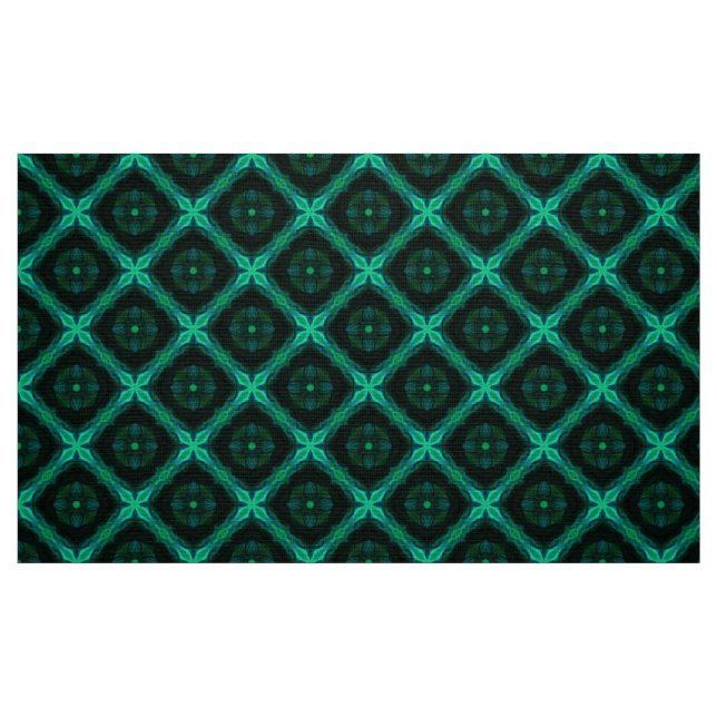 Grönt Teal Anpassningsbar bomullsväv vid varvet Tyg (Fat Quarter)