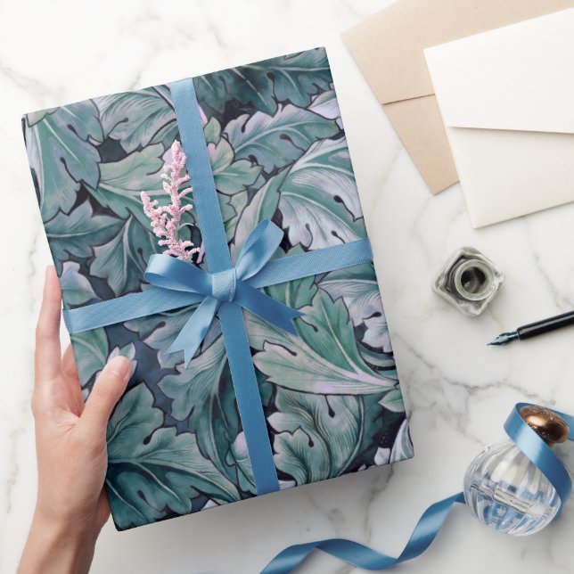 Grönt & Teal Morris Löv Presentpapper (Gifting)