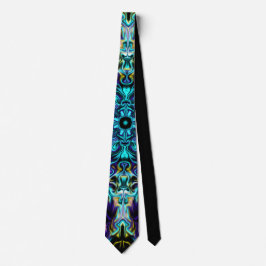 Grönt Teal Psychedelic Bohemian Mandala Slips