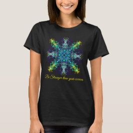 Grönt Teal Psychedelic Bohemian Mandala T Shirt