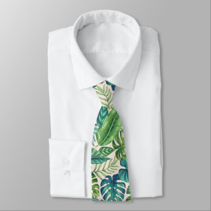 Grönt & Teal Tropical Handflatan Banana Monstera Slips
