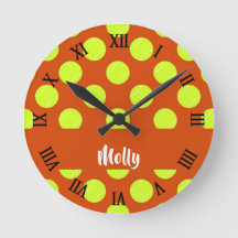 Grönt tennis boll orange mönster